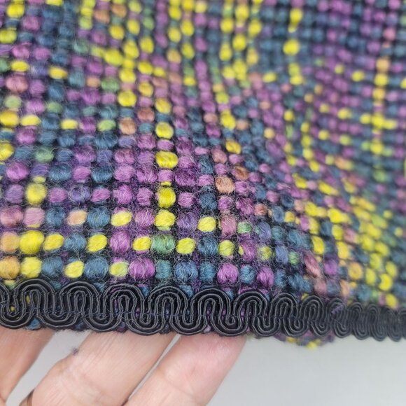 Multiples Women Tweed Button-Up Jacket Multi-Color Size M Acrylic Wool Blend New - Picture 6 of 13